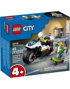 Конструктор Lego City Полицейская погоня на мотоцикле 60455