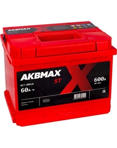 Автомобильный аккумулятор AKBMAX ST 60L 600A Akbmax