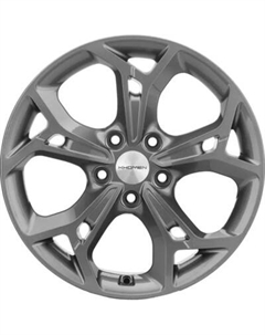 Литой диск Khomen KHW1702 Haval Jolion 17x7" 5x114.3мм DIA 66.5мм ET 37мм Gray