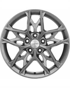 Литой диск Khomen KHW1709 Optima 17x7" 5x114.3мм DIA 67.1мм ET 50мм Gray