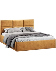 Двуспальная кровать ТриЯ Стелла c ПМ 180x200 Тип 1 и заглушиной Трия