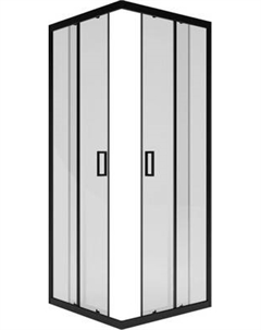 Душевой уголок МетаКам City Trend Black 80x80 / KKS_016831 Метакам
