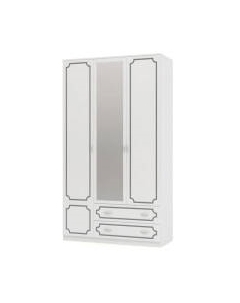 Шкаф Bravo Мебель Лак ШР-3 2 ящика 1 зеркало Bravo мебель