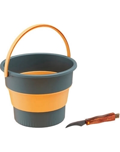 Нож грибника Мультидом AN84-127 со складным ведром Sundays Среднее / TBD0603930501A