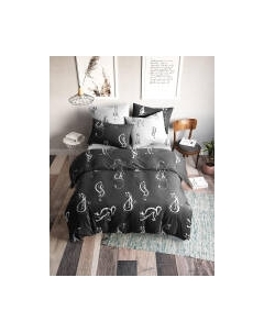 Комплект постельного белья Ночь нежна Багира Стандарт Евро 70x70 / 70305-1+70306-1