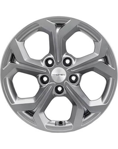 Литой диск Khomen KHW1606 Ceed/Elantra 16x6.5" 5x114.3мм DIA 67.1мм ET 50мм Gray