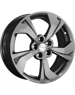 Литой диск Khomen KHW1724 FAW Besturn X80 17x7" 5x114.3мм DIA 67.1мм ET 45мм Gray