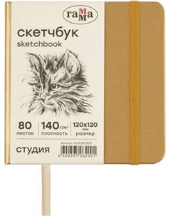Скетчбук ГАММА Студия / 65S01B780IF Гамма