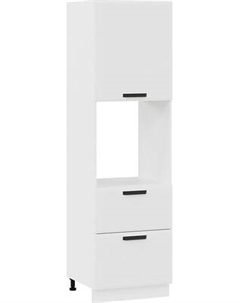 Шкаф-пенал кухонный ТриЯ Тиана 1П6Я2 с одной дверью и двумя ящиками Трия