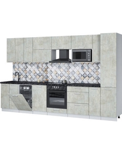 Кухонный гарнитур Интерлиния Мила Лайт 3.4-ПМ4