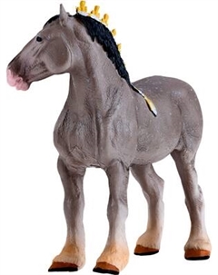 Фигурка коллекционная Konik Лошадь Шайр серая в яблоках AMF1135