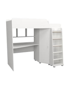 Кровать-чердак детская Можга Капризун 5 с рабочей зоной / Р440