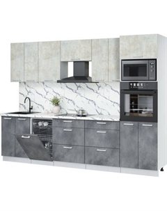 Кухонный гарнитур Интерлиния Мила Лайт 2.85-ПМ3