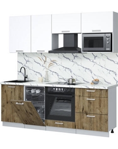 Кухонный гарнитур Интерлиния Мила Лайт 2.15-ПМ4