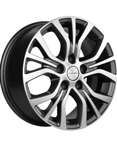 Литой диск Khomen KHW1608 Opel Zafira 16x6.5" 5x110мм DIA 65.1мм ET 43мм Gray FP