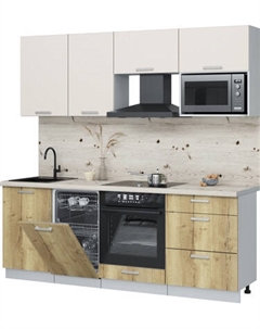 Кухонный гарнитур Интерлиния Мила Лайт 2.15-ПМ4