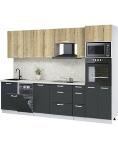 Кухонный гарнитур Интерлиния Мила Лайт 2.9-ПМ3