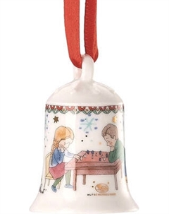 Елочная игрушка Hutschenreuther Christmas games Колокольчик. Шахматы / 02250-727497-27919