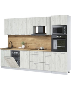 Кухонный гарнитур Интерлиния Мила Лайт 2.9-ПМ3