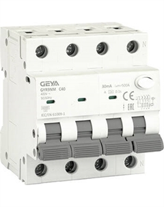 Дифференциальный автомат Geya GYR9NM3PC40A30