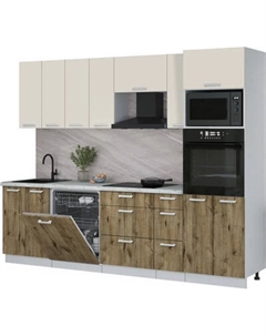 Кухонный гарнитур Интерлиния Мила Лайт 2.7-ПМ1