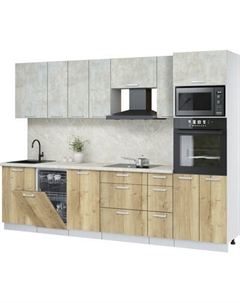 Кухонный гарнитур Интерлиния Мила Лайт 2.9-ПМ3