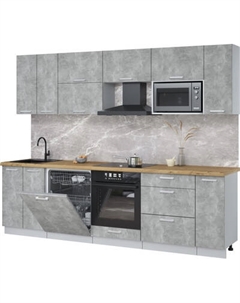 Кухонный гарнитур Интерлиния Мила Лайт 2.7-ПМ2