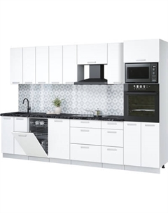 Кухонный гарнитур Интерлиния Мила Лайт 3.1-ПМ3