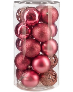 Набор шаров новогодних Ausini VT25-04018-8