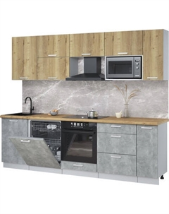 Кухонный гарнитур Интерлиния Мила Лайт 2.6-ПМ2