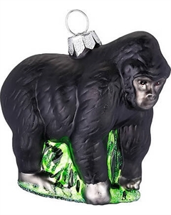 Елочная игрушка Inge's Christmas Figural Glass Ornaments Горилла / 64843H120 Inge's christmas