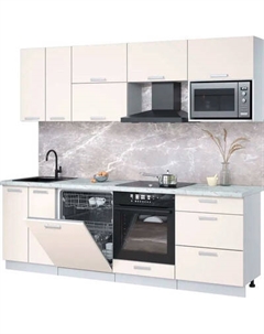 Кухонный гарнитур Интерлиния Мила Лайт 2.4-ПМ2