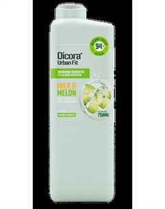 Гель для душа Dicora Milk & Melon с витамином А