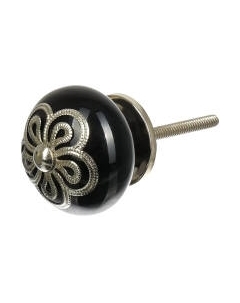 Ручка для мебели Blumen Haus Антиквариат-серебро / 66133 Blumen haus