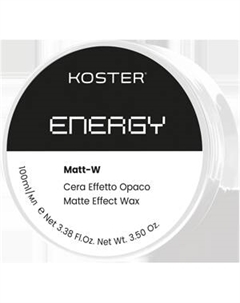 Воск для укладки волос Koster Energy Matt-W