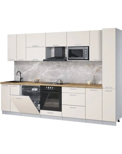 Кухонный гарнитур Интерлиния Мила Лайт 3.1-ПМ2