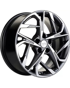 Литой диск Khomen KHW1716 Tucson 17x7" 5x114.3мм DIA 67.1мм ET 51мм Gray
