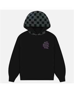 Мужская толстовка Chenille Checkered Hoodie Anti social social club