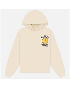 Мужская толстовка x Smiley Upside Down Lockup Hoodie Market