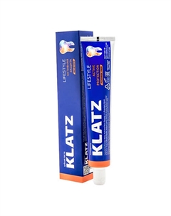 Зубная паста LIFESTYLE Активная защита без фтора 75 Klatz