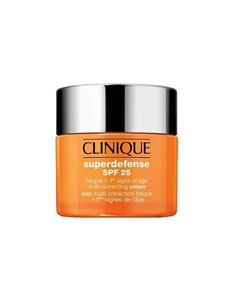 Корректирующий крем против следов усталости на лице и первых признаков старения кожи SPF 25 - для сухой и комбинированной кожи Superdefense 30 Clinique