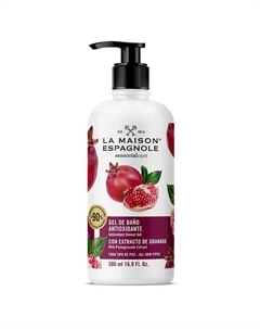 Гель для душа антиоксидантный "Гранат" Sensorialcare Antioxidant Shower Gel 500 La maison espagnole