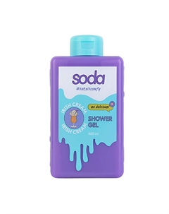 Гель для душа #takeitcomfy "IRISH CREAM" 460 Soda