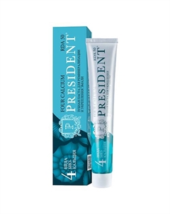 Зубная паста Four Calcium (RDA 50) 75 President