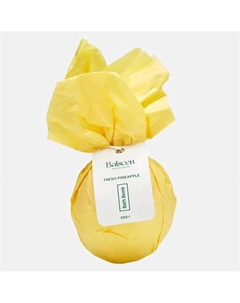 Бомбочка для ванны Спелый Ананас, бурлящий шар, большая бомбочка Balscen