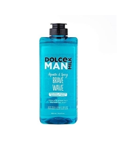 Гель для душа 3 в 1 Лихая Волна Brave Wave Man 460 Dolce milk