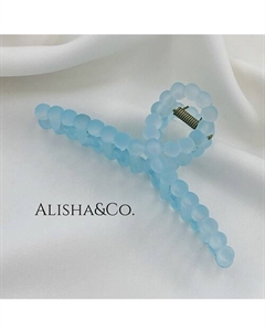 Крабик для волос большой Juicy Bubbles небесно-голубой Alisha&co.