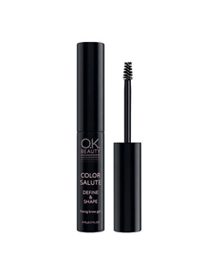 Гель для бровей прозрачный с эффектом ламинирования Ok beauty