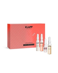 Набор ампул для лица 4 Days Ampoule Set Klapp cosmetics