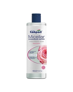 Вода мицеллярная для снятия макияжа с экстрактом розы Micellar Cleansing Water Rose Water 400 Ultra compact